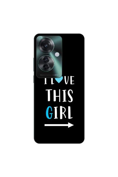 OEM Husa compatibila cu Oppo Reno11 F 5G Silicon Gel Tpu Model Cupluri I love...