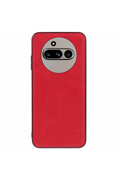sscase Leather Coated Σκληρή Θήκη Red (Nothing Phone (3a))