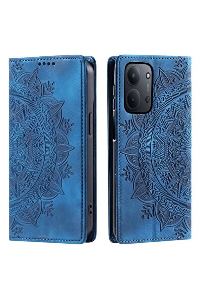 sscase Mandala Flower Θήκη Βιβλίο Blue (Xiaomi Redmi 15C 4G-5G / Poco C85 4G)