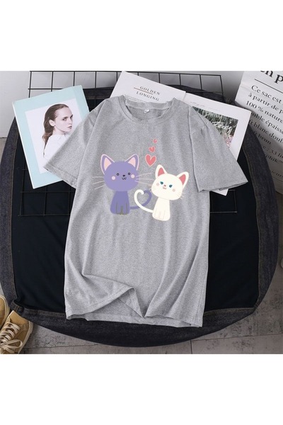 bellanova Unisex Oversize T-shirt με στάμπα Streetwear Άνετη εφαρμογή Daily P...