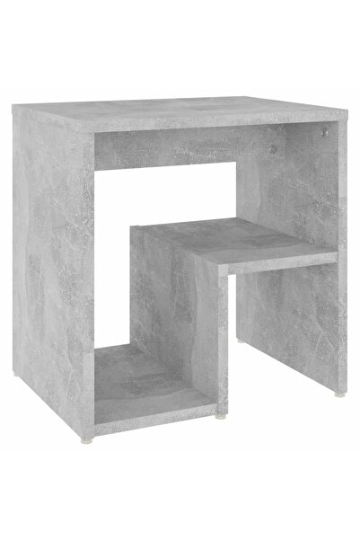vidaxl Noptieră, gri beton, 40x30x40 cm, PAL