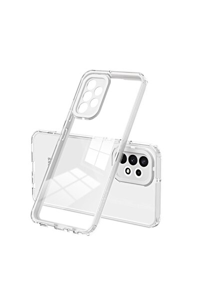 sscase Color Frame Διάφανη Θήκη Σιλικόνης White (Samsung Galaxy A23 5G)