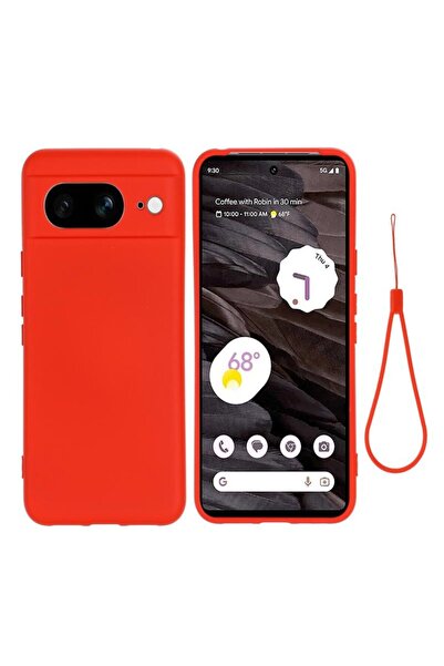 sscase Pure Color Θήκη Σιλικόνης Red (Google Pixel 8 5G)