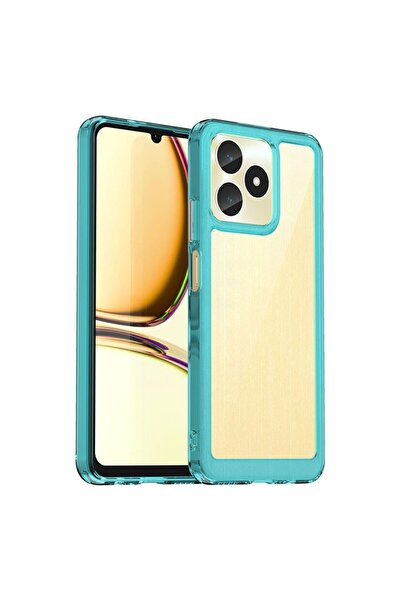 sscase Colorful Series Θήκη Σιλικόνης Transparent Blue (Realme C51)