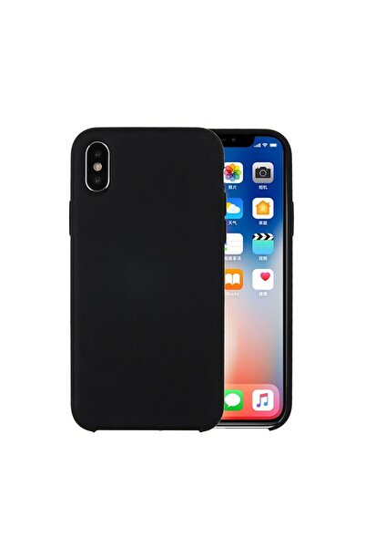 sscase Pure Color θήκη Σιλικόνης Black (Apple iPhone X/Xs)