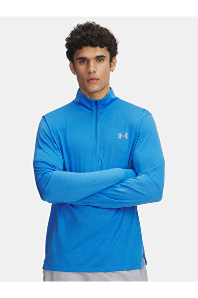 Under Armour Pánské tričko UA LAUNCH 1/4 ZIP-BLU