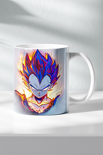 DekorHane Dragon Ball Anime Figured Porcelain, Son Goku Vegeta Themed, Gift T...