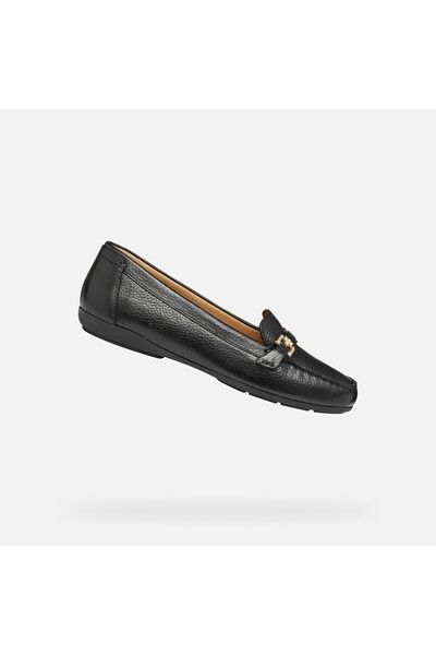 Geox Mocasini negri de damă Annytah Moc