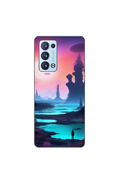 OEM Θήκη συμβατή με Oppo Reno6 Pro 5G Σιλικόνης Gel TPU Μοντέλο Mystic Planet