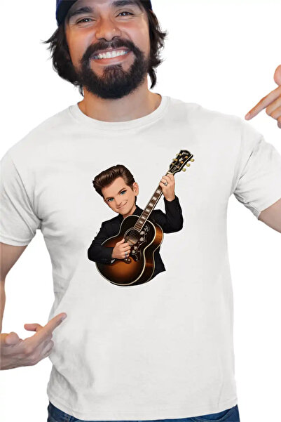 OEM Ανδρικό T-shirt Κρις Άιζακ Κιθάρα