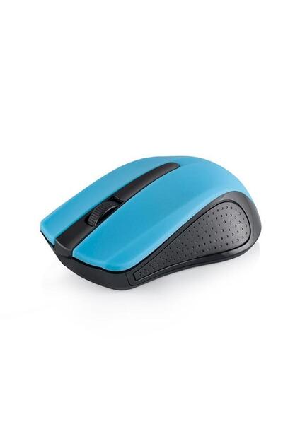Modecom MC-WM9 Wireless Mouse, 2.4 GHz, 1200 DPI, Black/Blue