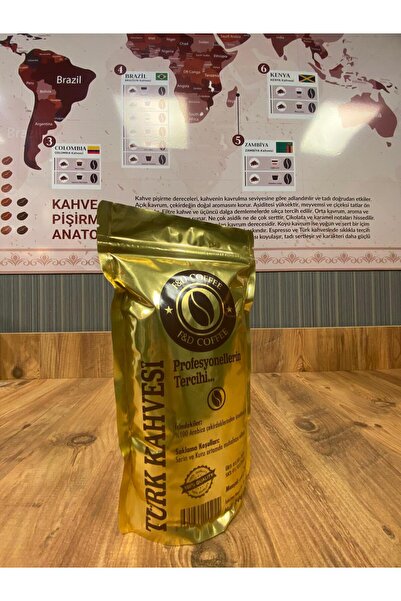 F&D COFFEE TAZE SICAK ÇEKİM 1 KG TÜRK KAHVESİ
