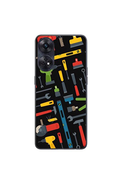 OEM Θήκη συμβατή με Oppo Reno8 T 4G από σιλικόνη gel TPU με σχέδιο εργαλείων