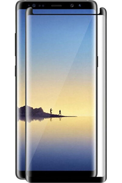 OEM 5D Σκληρυμένο Γυαλί Samsung Note 8 Μαύρο Πλήρους Κόλλησης