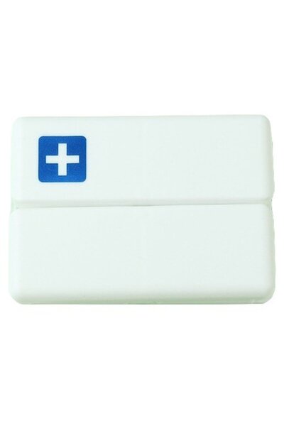 DAMUR Medicine or Supplement Storage Box, 7 individually sealed compartments,...