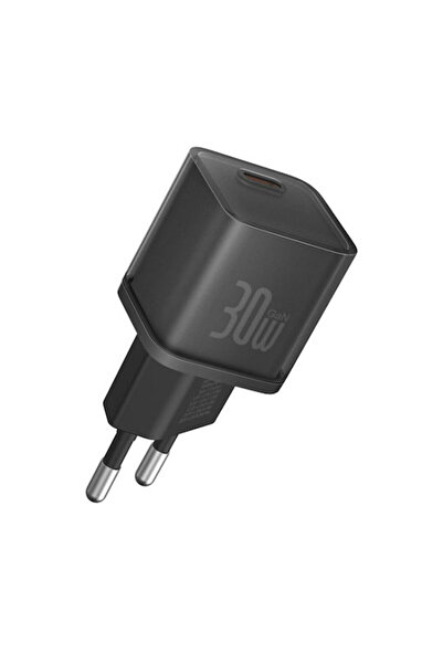Baseus Φορτιστής Χωρίς Καλώδιο με Θύρα USB-C, 30W Power Delivery, Μαύρο (GaN5S)