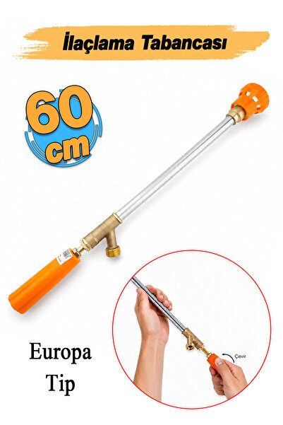 Badem10 Mekanik Yeni Nesil Pulverizatör Püskürtücü 60 cm Basınçlı İlaçlama Si...