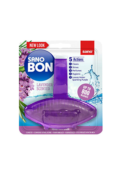 Sano Дезодорант за тоалетна с лавандула 5В1 55гр BON
