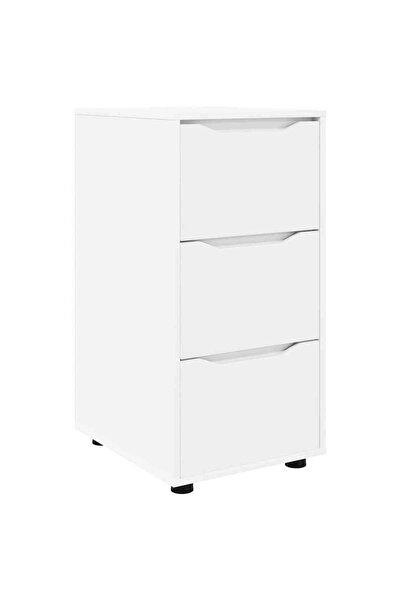 vidaxl Dulap de depozitare Alb 40 x 48 x 81 cm Lemn compozit