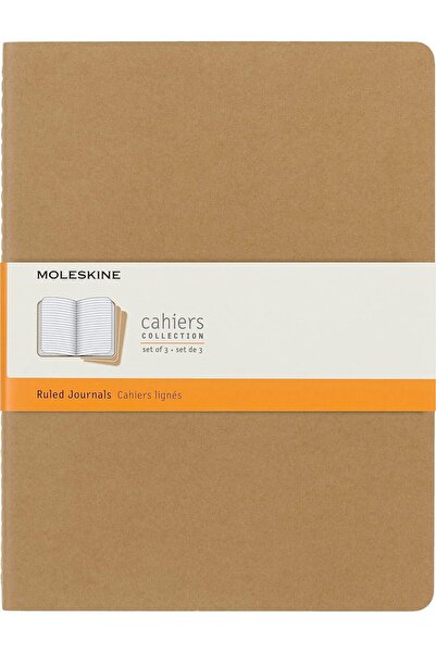 Moleskine غلاف كرافت مسطر كبير الحجم (3 قطع): كبير جدًا