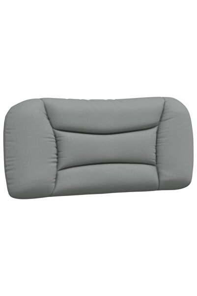 vidaxl Pernă tăblie de pat, Hvar, gri deschis, 80 cm, material textil