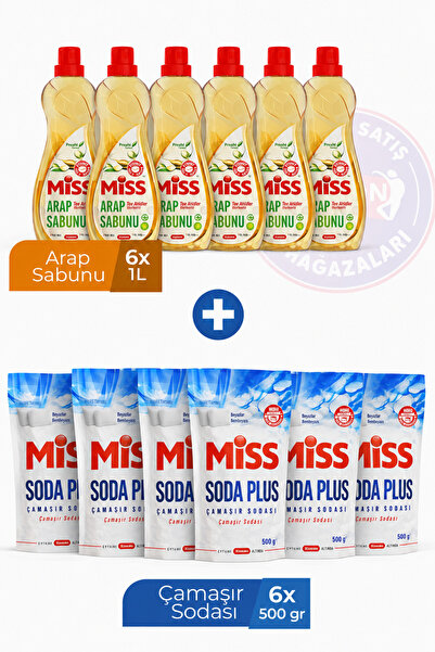 Miss ARAP SABUNU 6X / SODA PLUSS 500GR 6X
