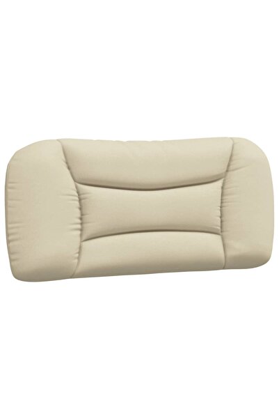 vidaxl Pernă pentru tăblie de pat, Hvar, crem, 80 cm, material textil