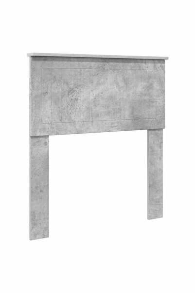 vidaxl Tăblie cap Gri din beton 80 cm Lemn compozit