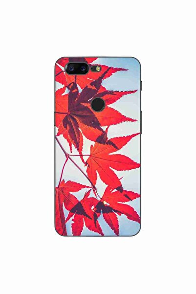 OEM Husa compatibila cu OnePlus 5T Silicon Gel Tpu Model Frunze de toamna