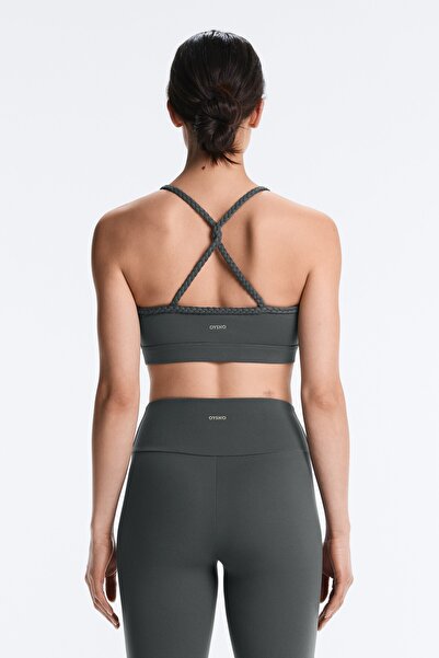 Oysho Comfortlux medium support braided sports bra