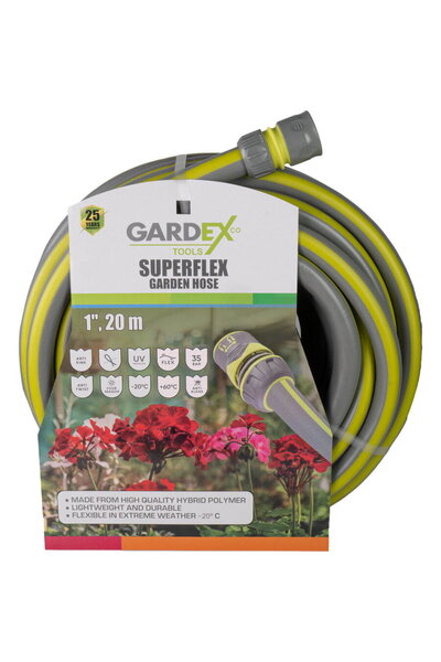 Gardex Градински маркуч SUPERFLEX 1 инч, 20м GX