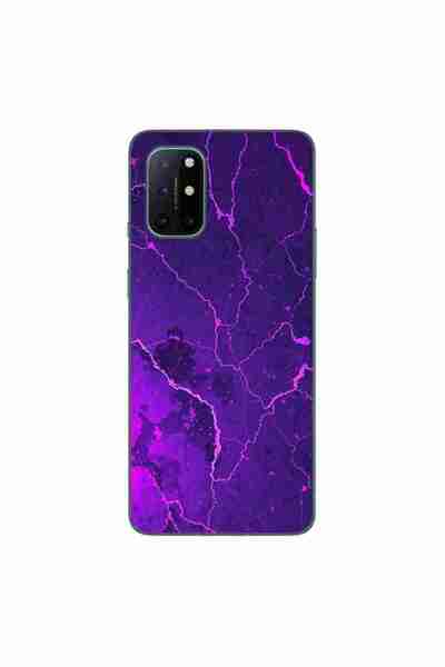 OEM Husa compatibila cu OnePlus 8T Silicon Gel Tpu Model Ultraviolet Marble Glow