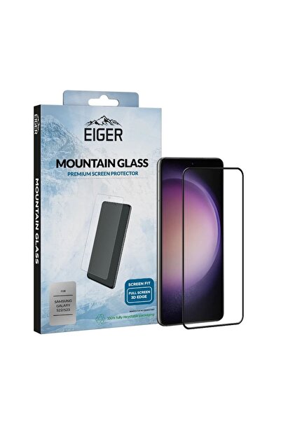 EIGER Folie Sticla 3D Mountain Glass GRS Samsung Galaxy S23 Transparentă