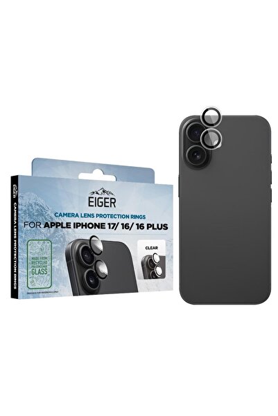 EIGER Folie Sticla Camera 3D Mountain Glass GRS iPhone 17/ iPhone 16/ 16 Plus...