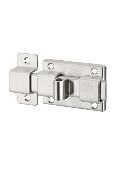 Serrurerie de Picardie Furniture bolt, stainless steel, 55 mm, flat bolt - SP