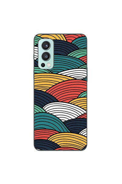 OEM Husa compatibila cu OnePlus Nord 2 Silicon Gel Tpu Model Abstract Striped...