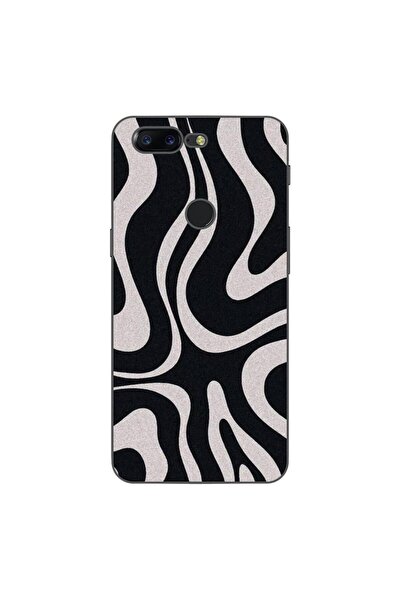 OEM Husa compatibila cu OnePlus 5T Silicon Gel Tpu Model Monochrome Hypnotic