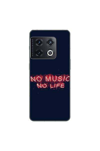 OEM Husa compatibila cu OnePlus 10 Pro Silicon Gel Tpu Model No Music No Life