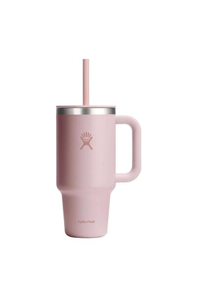 Hydro Flask Πολυχρηστικό Θερμός Ταξιδίου με Λαβή και Καλαμάκι, Ανοξείδωτο Ατσ...