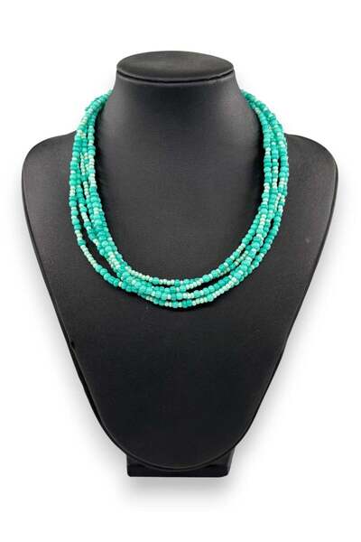 Bozhi Necklace Glass Beads Elegant Gift