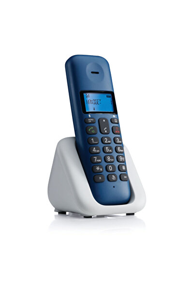 Motorola T301 Royal Blue (Ελληνικό Μενού) Ασύρματο τηλέφωνο με ανοιχτή ακρόαση