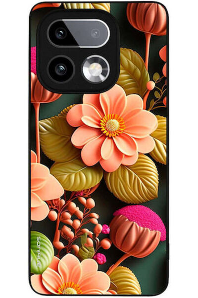 Other Θήκη Sonique Σειρά 3D Λουλούδια Realme 16 Pro Plus Σολομί