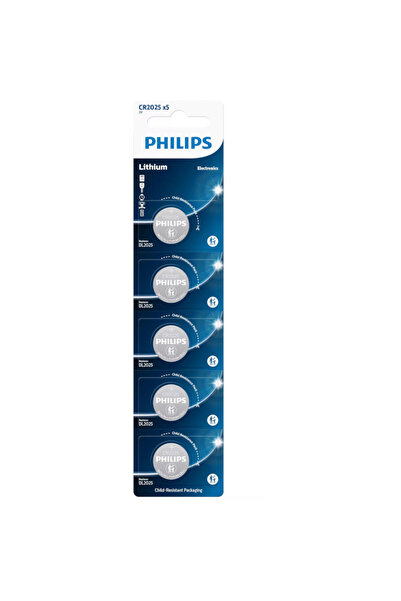 Philips CR2025P5/01GRS Μπαταρίες λιθίου 5 τμχ CR 2025 150 mAh 3 V - 1156350-0003