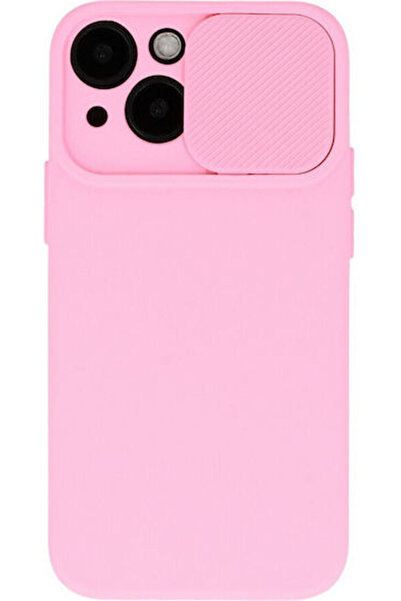 POWERTECH Camshield Πίσω Κάλυμμα Σιλικόνης Ροζ (iPhone 14) Κωδικός: MOB-1794
