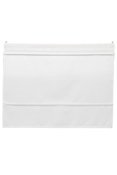 IKEA RINGBLOMMA katlamalı stor perde, beyaz, 80x160 cm, ışık filtreleyici, po...