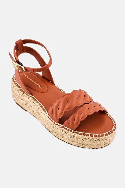 Tommy Hilfiger Women Lather Rope Real Espad Adjustable Buckle Wedge Sandals, ...