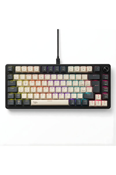 gameagle %65 RGB Kablolu Mekanik Gaming Klavye Mavi Switch Eva Süngerli Oyunc...