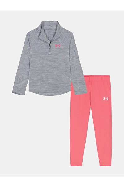 Under Armour Dívčí set UA 1/4 ZIP LEGGING SET