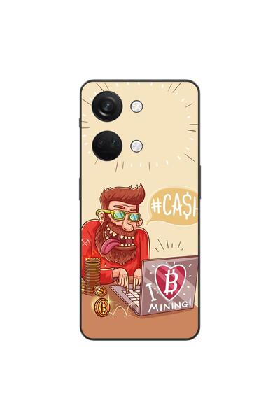 OEM Husa compatibila cu OnePlus Nord 3 Silicon Gel Tpu Model BTC Mining