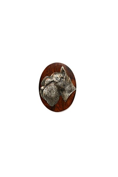 Art - Dog Schnauzer I - Dog show brooch, starter number clip, dog pin by Art-Dog